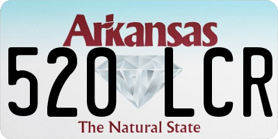 AR license plate 520LCR