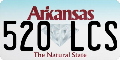 AR license plate 520LCS