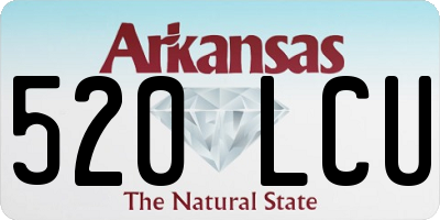 AR license plate 520LCU