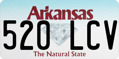 AR license plate 520LCV