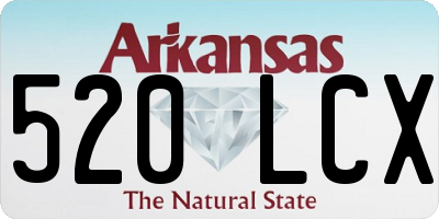 AR license plate 520LCX