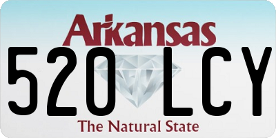 AR license plate 520LCY