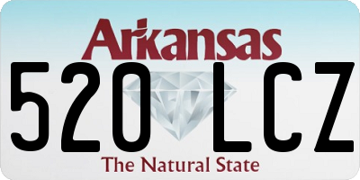 AR license plate 520LCZ