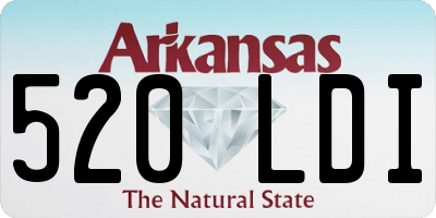 AR license plate 520LDI