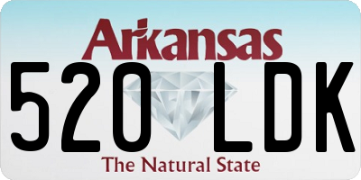 AR license plate 520LDK