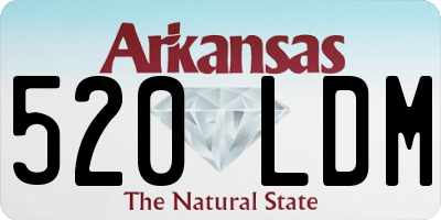 AR license plate 520LDM