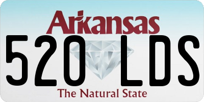 AR license plate 520LDS