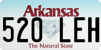 AR license plate 520LEH