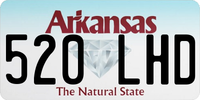 AR license plate 520LHD