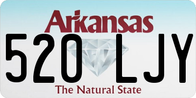 AR license plate 520LJY