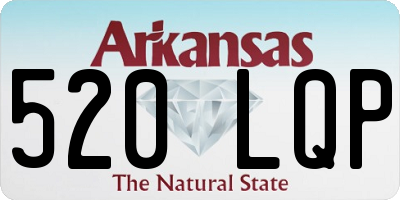 AR license plate 520LQP