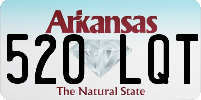 AR license plate 520LQT