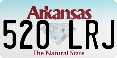 AR license plate 520LRJ