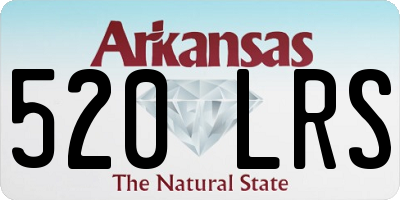 AR license plate 520LRS