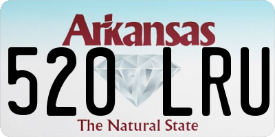 AR license plate 520LRU