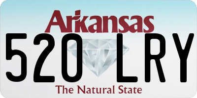 AR license plate 520LRY