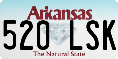 AR license plate 520LSK