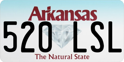 AR license plate 520LSL