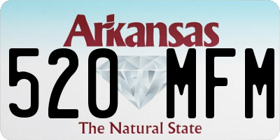 AR license plate 520MFM