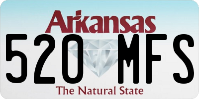 AR license plate 520MFS