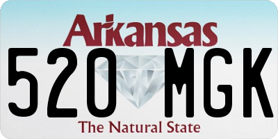 AR license plate 520MGK