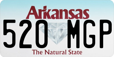 AR license plate 520MGP