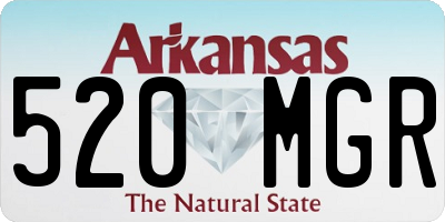 AR license plate 520MGR