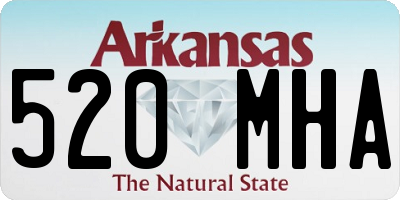 AR license plate 520MHA