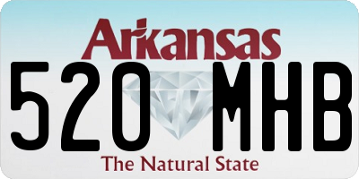 AR license plate 520MHB