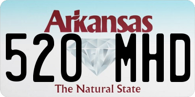 AR license plate 520MHD