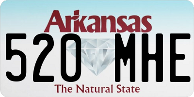 AR license plate 520MHE