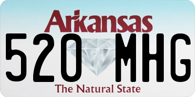 AR license plate 520MHG