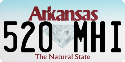 AR license plate 520MHI