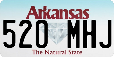 AR license plate 520MHJ