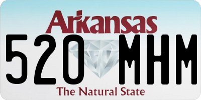 AR license plate 520MHM