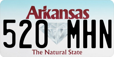 AR license plate 520MHN