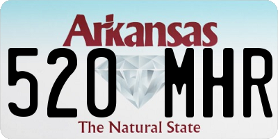 AR license plate 520MHR