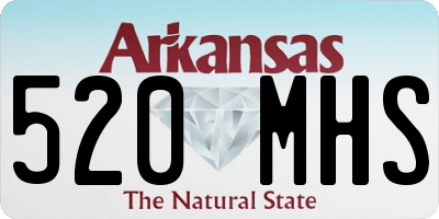 AR license plate 520MHS