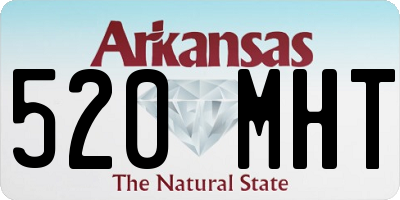 AR license plate 520MHT