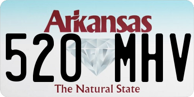 AR license plate 520MHV