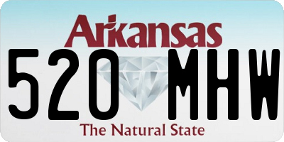 AR license plate 520MHW