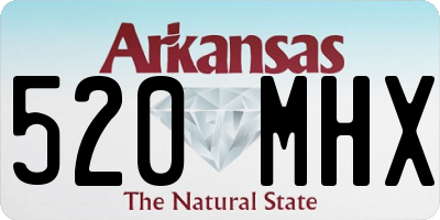 AR license plate 520MHX