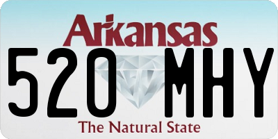 AR license plate 520MHY