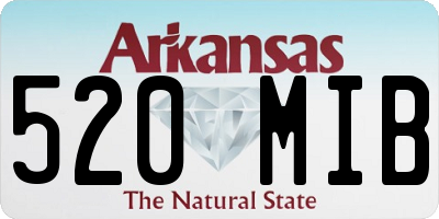 AR license plate 520MIB