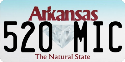 AR license plate 520MIC