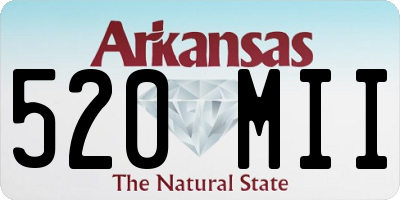 AR license plate 520MII