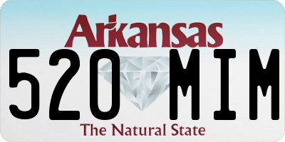 AR license plate 520MIM