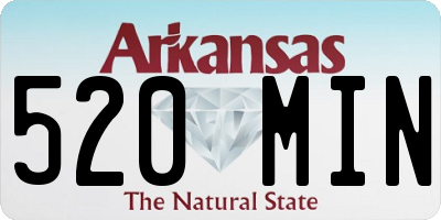 AR license plate 520MIN