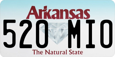 AR license plate 520MIO