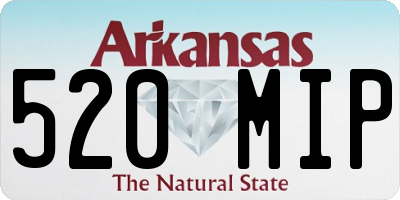 AR license plate 520MIP